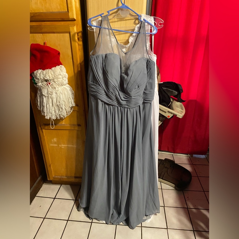 Elegant Gray Women's Dress
